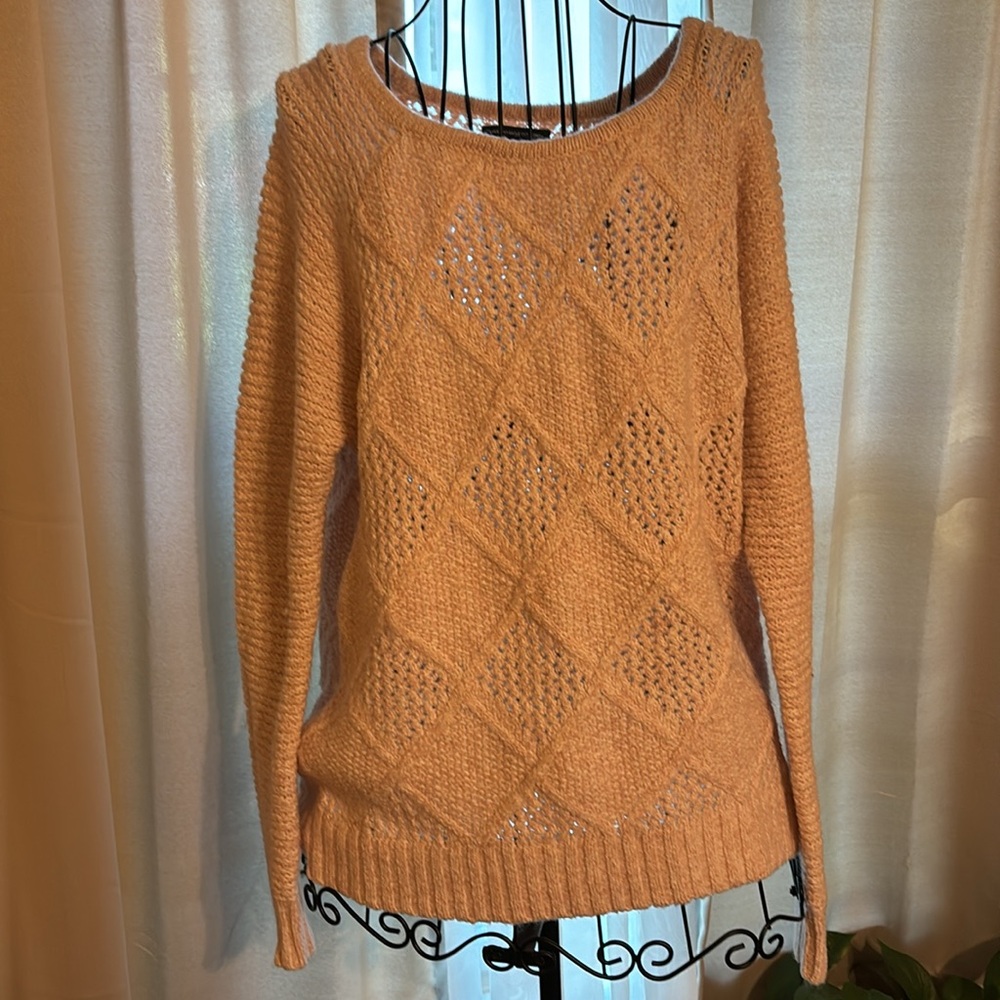 American Eagle Outfitters Sweater Blush Pink Knit Women’s L